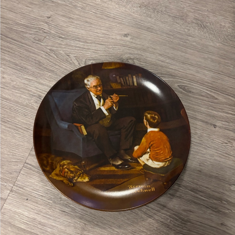 The Tycoon Collective Plate By Norman Rockwell